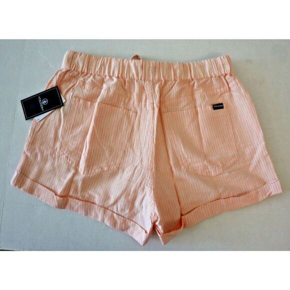 Volcom B0932207 Women's Sz Small (4/6) Melon Pink Sunday Strut Shorts - Picture 2 of 8